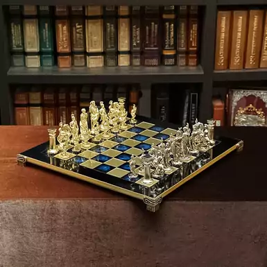 Набір шахів «Греко-римська війна» від Manopoulos (44x44 см)