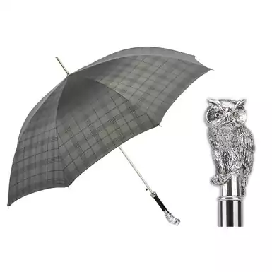 Ексклюзивна чоловіча парасолька «Silver Owl» від Pasotti