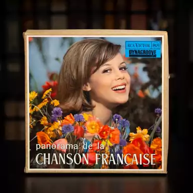 Сборка виниловых пластинок Panorama De La Chanson Francaise (10 шт.), Франция (1964 г.)