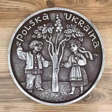 Декоративная тарелка «Polska Ukraine»
