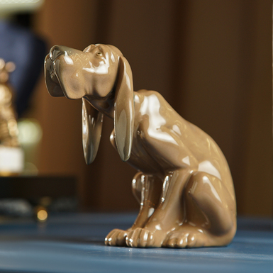 Раритетная фарфоровая статуэтка "Beagle", от Lladro 1981-1985 г.г.