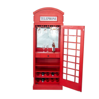 Деревянная винная стойка "Phone booth" от Casablanca