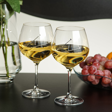 Комплект хрустальных бокалов для белого вина (2 шт.) от Royal Buckingham,  Великобритания