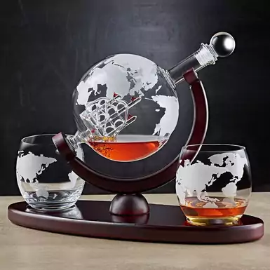 Set for whiskey «Globe» from Wine Enthusiast