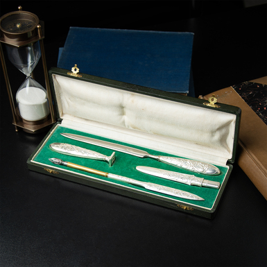 Antique writing set, France, late 19th - early 20th century