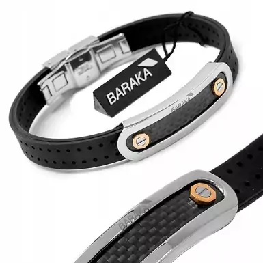 Men's bracelet «Fiber» from Baraka