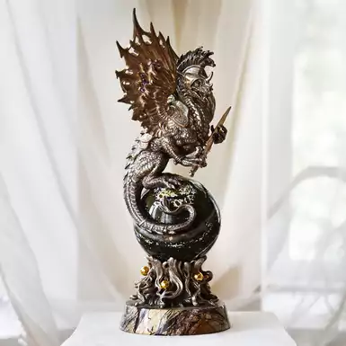 Бронзова статуетка «Дракон охоронець» від Андрія Озюменко