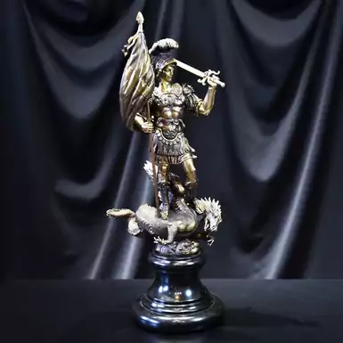 Эксклюзивная скульптура «Георгий Победоносец» Петр Озюменко