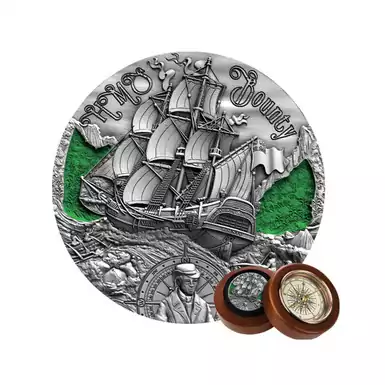 Монета "Bounty ship" (серебро)