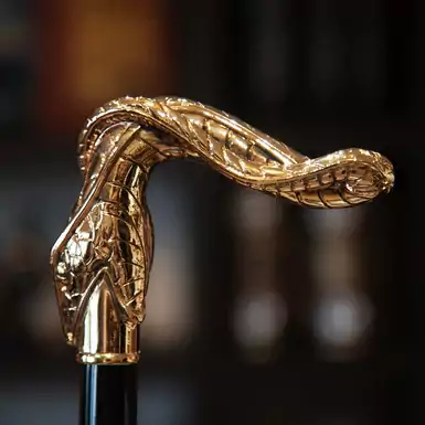 Трость "Golden Snake" от Pasotti