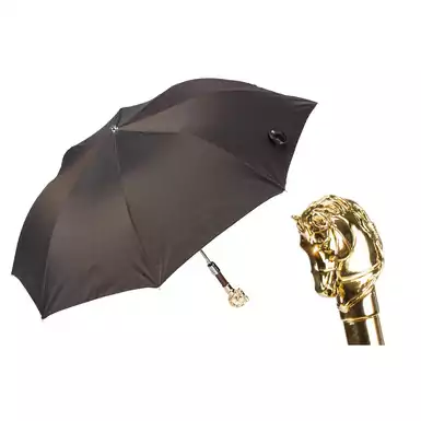 Male umbrella «Golden Horse» by Pasotti