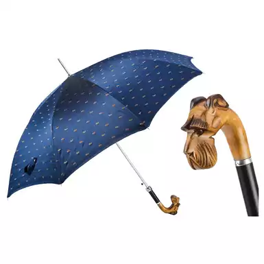 Male umbrella «Schnauzer» by Pasotti