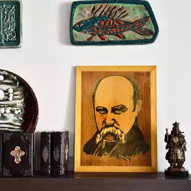Rare panel "Taras Shevchenko", the 20ies of the 20th century