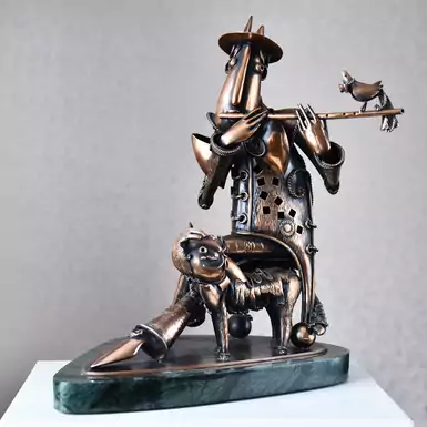 Мідна скульптурна композиція «Тріо» від В. Дідківського