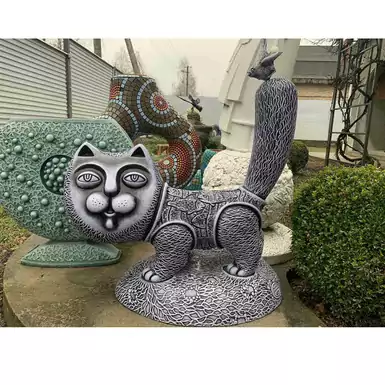Garden sculpture «Paradise cat»