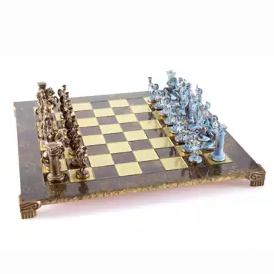 Chess "Manopoulos", "Greco-Roman" in a wooden case (44х44 cm)