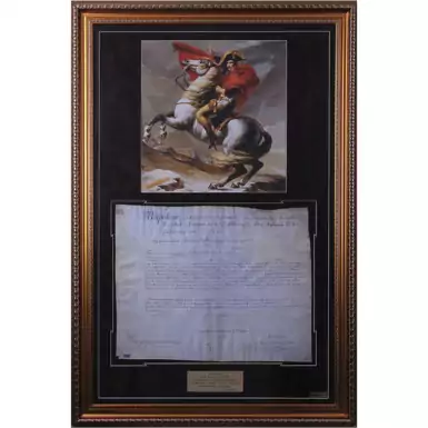 Автограф французького полководця Наполеона Бонапарта
