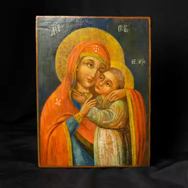 Раритетная икона "Корсунская Божья матерь", конец XIX века