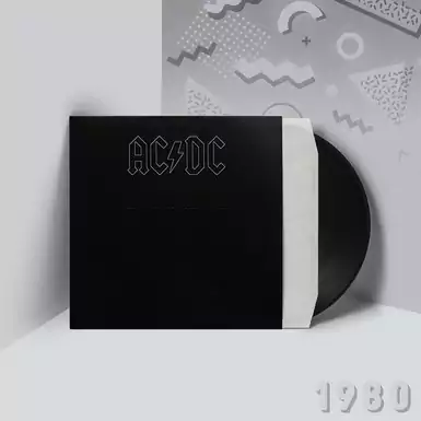 Вінілова платівка AC/DC «Back In Black Tour» (1980 р.)