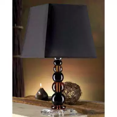 Amber Table Lamp by Cre Art
