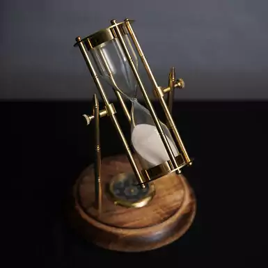Вінтажний пісочний годинник "Royal compass - 1953"