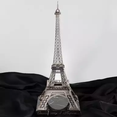 Silver plated statuette «Eiffel Tower»