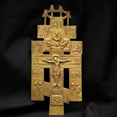 Раритетний кіотний хрест першої половини XIX століття