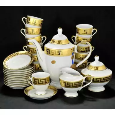 Greca Oro coffee service for 12 persons by Depos
