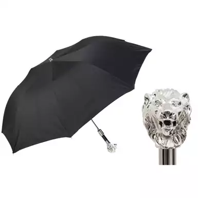 Эксклюзивный мужской зонт «Silver Lion» от Pasotti