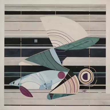 Картина Ореста Манецького "Подія в вакуумі"