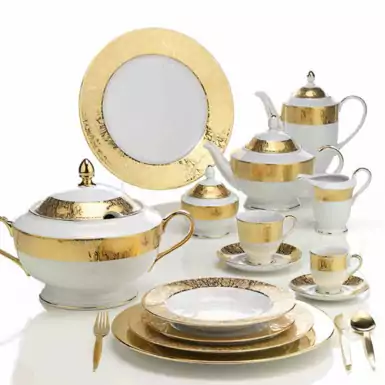Tea set "Ramage Oro" for 6 persons by Depos