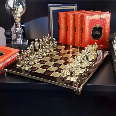 Шаховий набір "Середньовіччя" від Manopoulos (44x44 см)