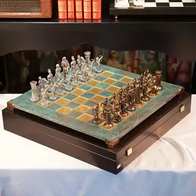 Шахматный набор "Отряд лучников" от Manopoulos (44x44 см)