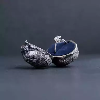 Handmade Silver Ring Case
