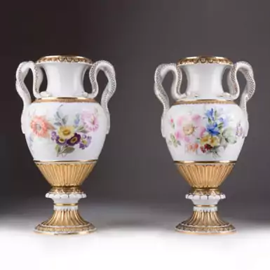 Комплект фарфоровых ваз "Вдохновение" от Meissen 