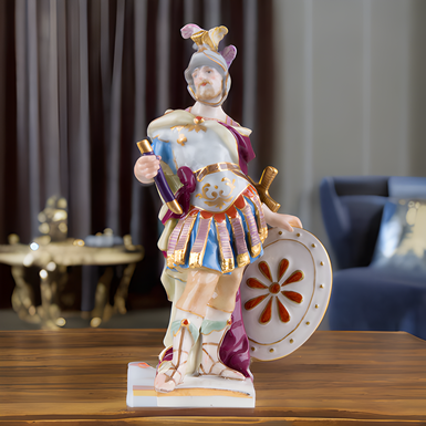 Фарфоровая статуэтка "Римский воин" от Meissen 