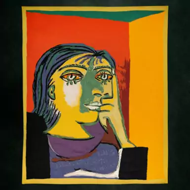 Гобелен "Портрет Дори Маар (Пабло Пікассо)" від Jules Pansu