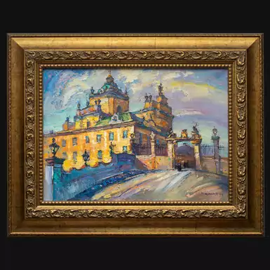 Painting "Cathedral of St. George" (oil on canvas), I. Zalyasko, 1999
