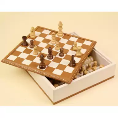 Набір дерев'яних шахів "Imperius Ivory" від Renzo Romagnoli