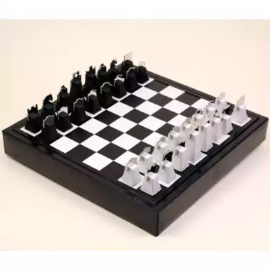 Шаховий набір "Luxor Black Crocco" від Renzo Romagnoli