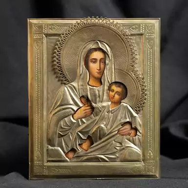Икона Козельщанской Божией Матери конца XIX века