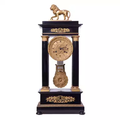 Exquisite table clock, France, late 19th century