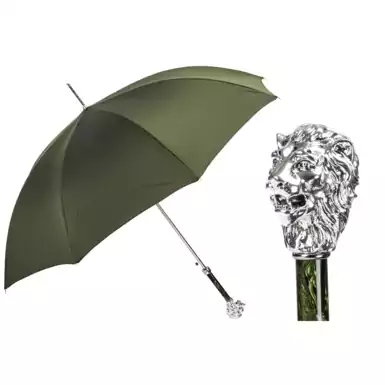 Men's umbrella "Silver lion" by Pasotti