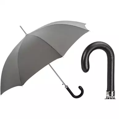 Елегантна парасолька зі шкіряною ручкою від Pasotti