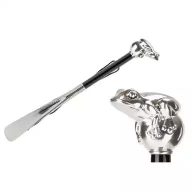 Shoe spoon "Silver Frog" by Pasotti
