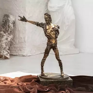 Бронзовая скульптура "Майкл Джексон" от Олеси Данилюк
