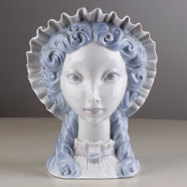 Фарфорова скульптура "Girl's head with cap" від Lladro