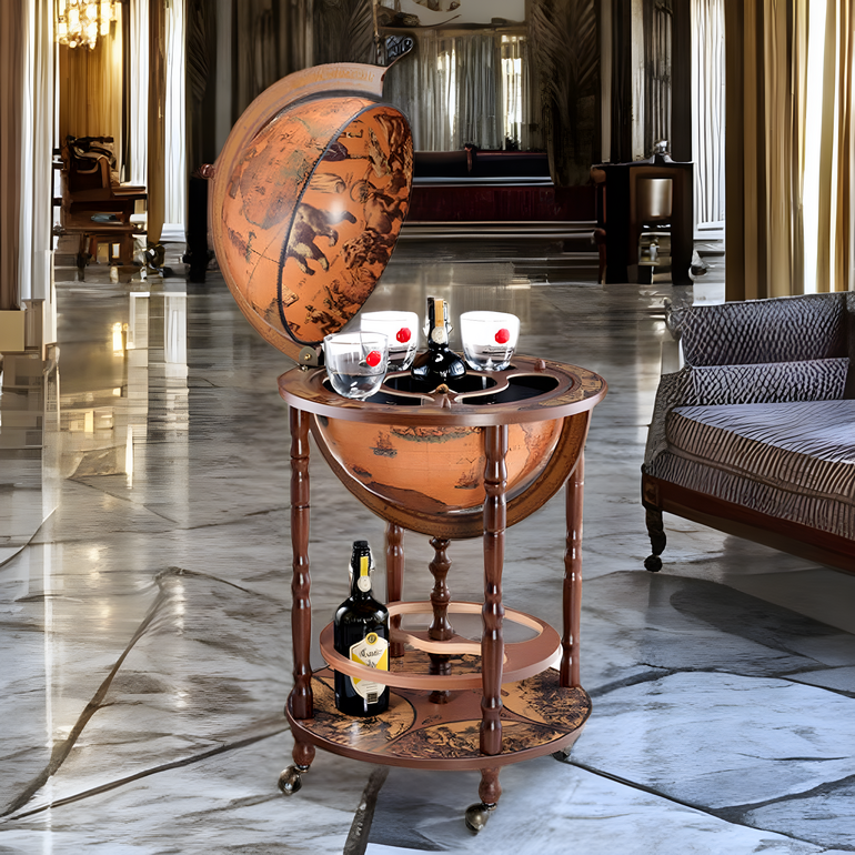 Купить мини-бар в виде глобуса "Страны мира" в Украине