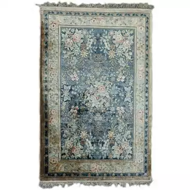 Silk carpet "Roses" 241x167 cm
