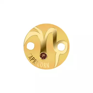 Коллекционная золотая монета-браслет «Zodiac Capricorn» 5 долларов остров Ниуэ 2017 год